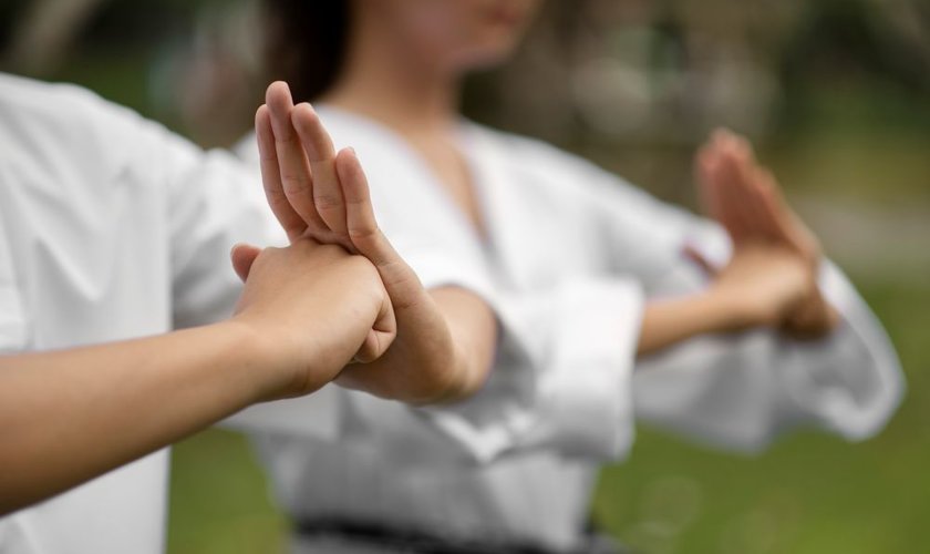 Im Winter Retreat steht die innere Quelle spüren im Mittelpunkt. Ein Highlight des Retreats ist Qi Gong mit fließenden Bewegungen.