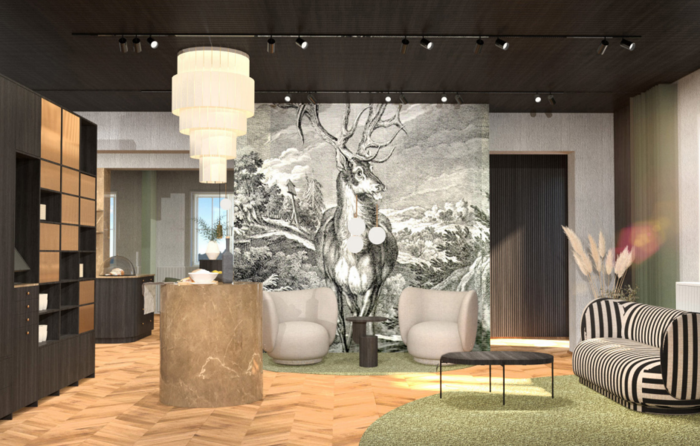 Visualisierung der Neugestaltung des Restaurant Silberstreif